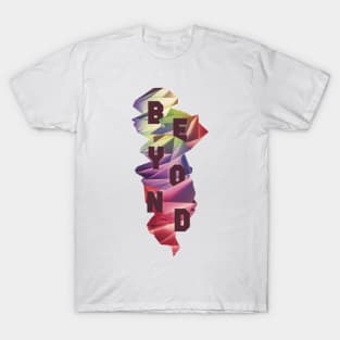 BEYOND - Polygonal Typography Diamonds T-Shirt